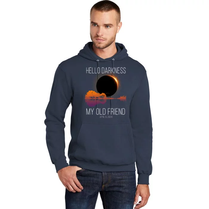 Hello Darkness My Old Friend Solar Eclipse April 8 Tall Hoodie