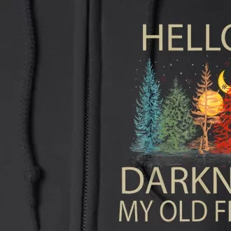 Hello Darkness My Old Friend Solar Eclipse April 08 2024 Full Zip Hoodie