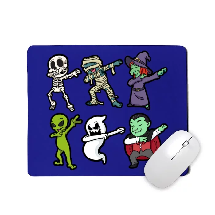 Halloween Dabbing Mummy Zombie Witch Ghost Vampire Bat Gift Mousepad