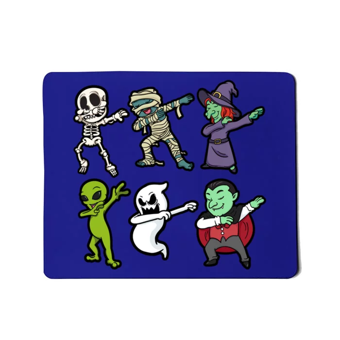 Halloween Dabbing Mummy Zombie Witch Ghost Vampire Bat Gift Mousepad