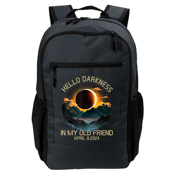 Hello Darkness My Old Friend Solar Eclipse April 08 2024 Daily Commute Backpack