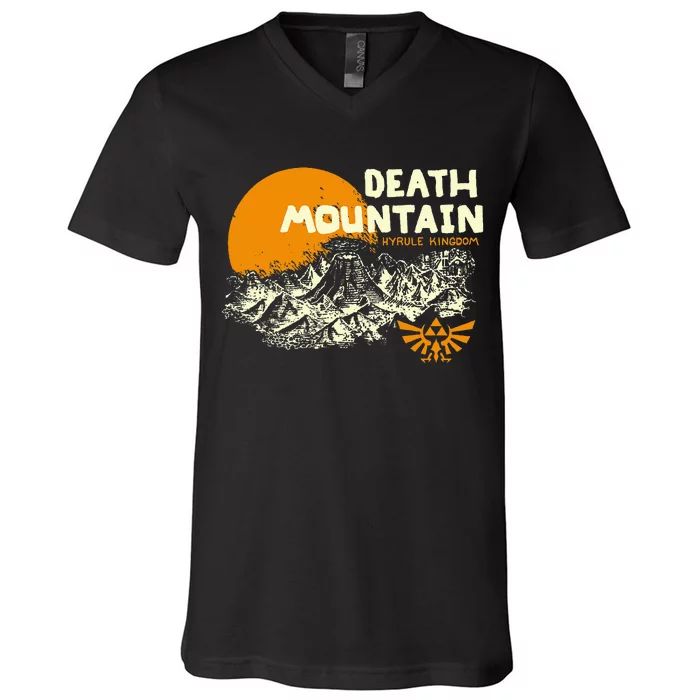 Hyrule Death Mountain Scenery V-Neck T-Shirt