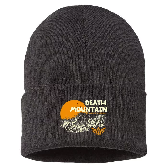 Hyrule Death Mountain Scenery Sustainable Knit Beanie