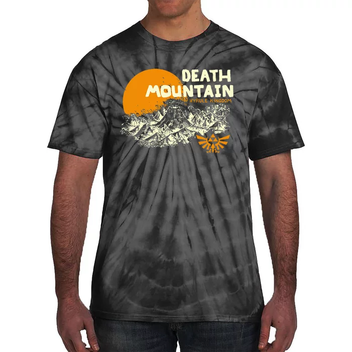 Hyrule Death Mountain Scenery Tie-Dye T-Shirt