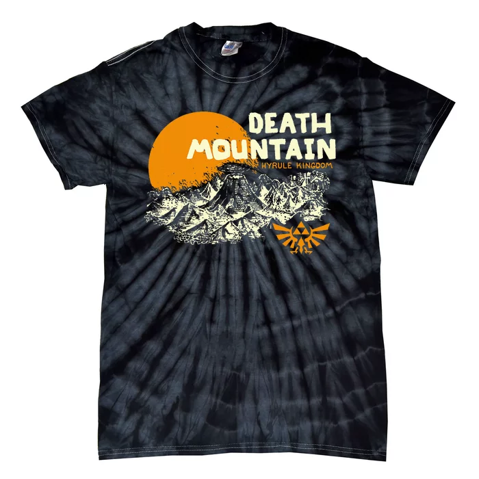 Hyrule Death Mountain Scenery Tie-Dye T-Shirt