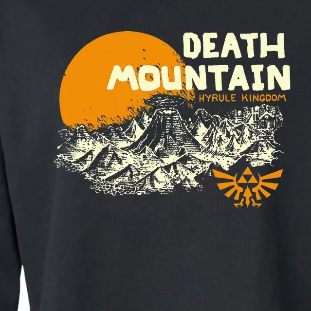 Hyrule Death Mountain Scenery Cropped Pullover Crew