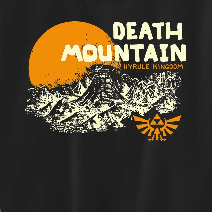 Hyrule Death Mountain Scenery Kids Sweatshirt