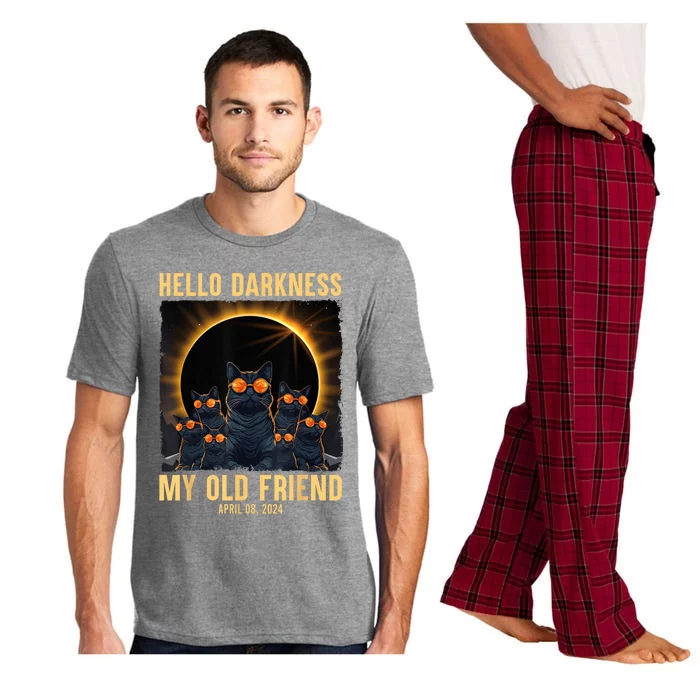 Hello Darkness My Old Friend Solar Eclipse April 08 2024 Pajama Set