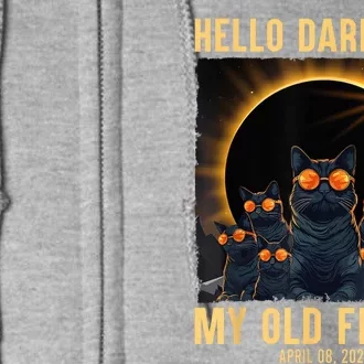 Hello Darkness My Old Friend Solar Eclipse April 08 2024 Full Zip Hoodie