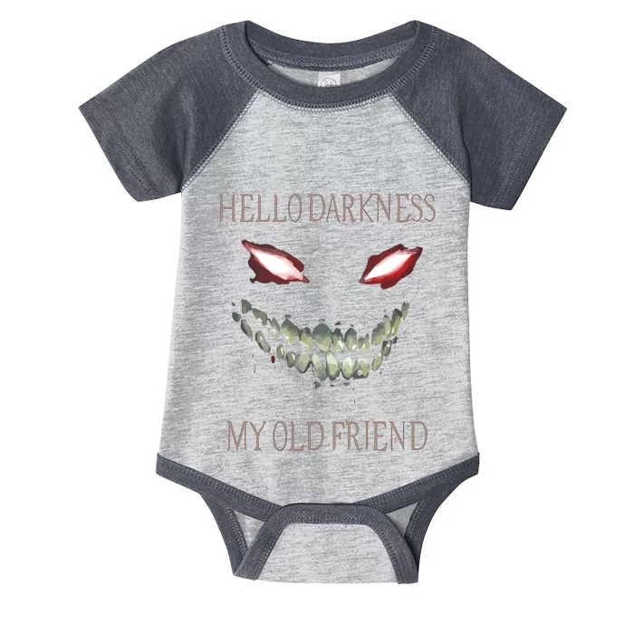 Hello Darkness My Old Friend Infant Baby Jersey Bodysuit