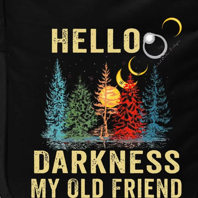 Hello Darkness My Old Friend Solar Eclipse Impact Tech Backpack