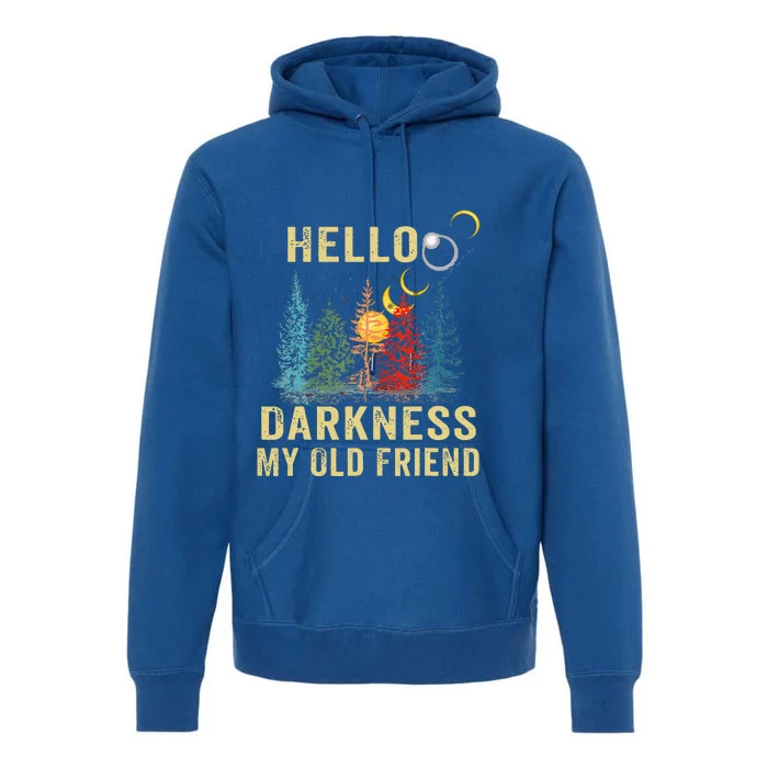 Hello Darkness My Old Friend Solar Eclipse Premium Hoodie