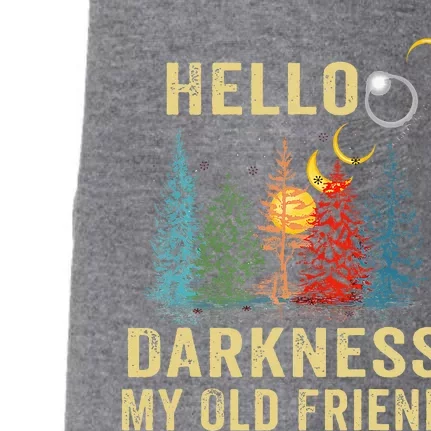 Hello Darkness My Old Friend Solar Eclipse Doggie 3-End Fleece Hoodie