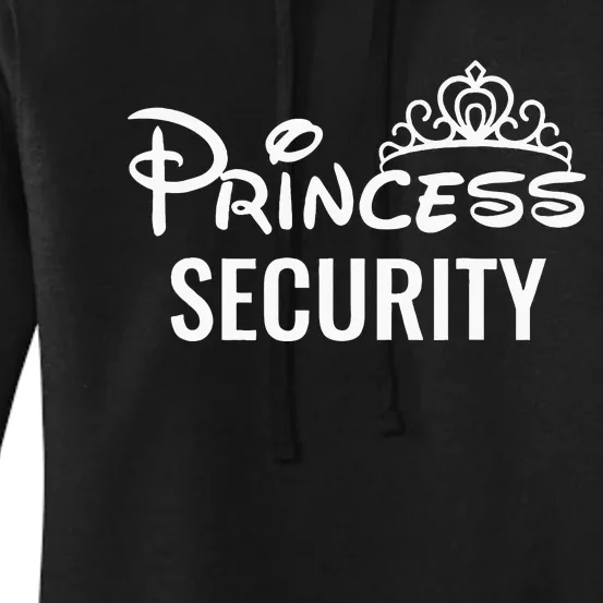 Halloween Dad Mom Daughter Adult Costume Princess Security Women's Pullover Hoodie