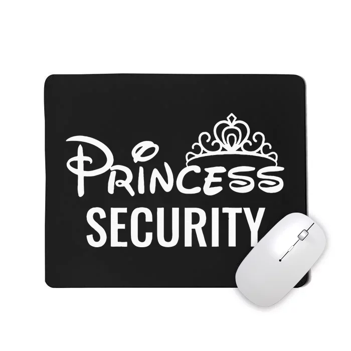 Halloween Dad Mom Daughter Adult Costume Princess Security Mousepad