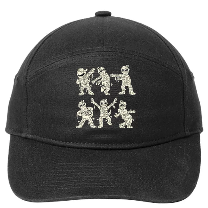 Halloween Dancing Mummy Dance Challenge Girl 7-Panel Snapback Hat