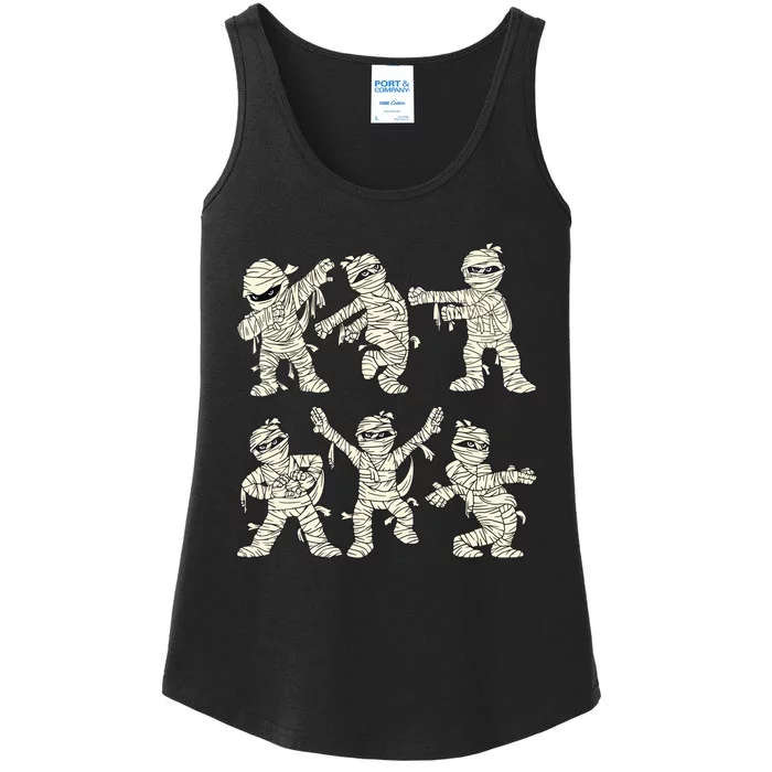 Halloween Dancing Mummy Dance Challenge Girl Ladies Essential Tank