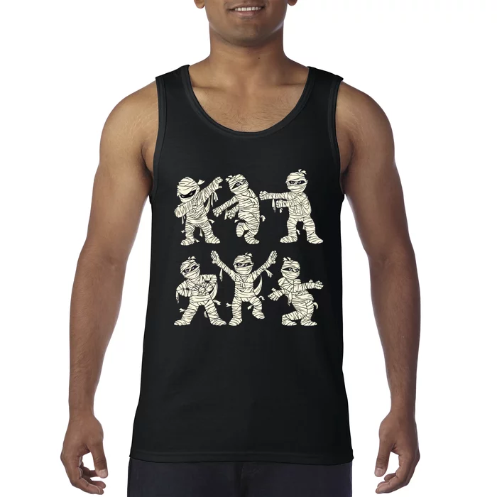 Halloween Dancing Mummy Dance Challenge Girl Tank Top