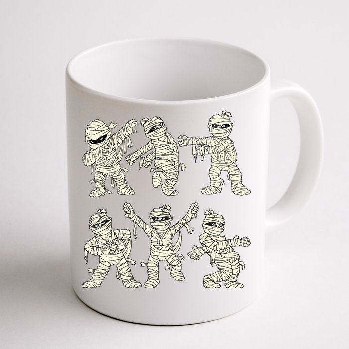 Halloween Dancing Mummy Dance Challenge Girl Front & Back Coffee Mug