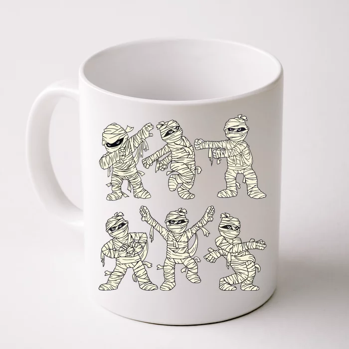 Halloween Dancing Mummy Dance Challenge Girl Front & Back Coffee Mug