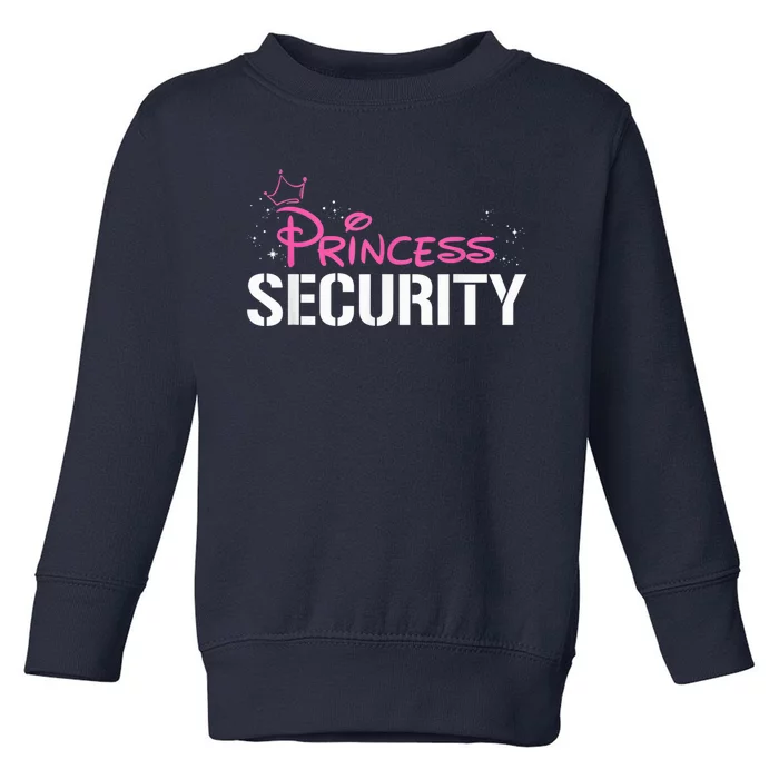 Halloween Dad Mom Daughter Adult Costume, Princess Security Toddler Sweatshirt