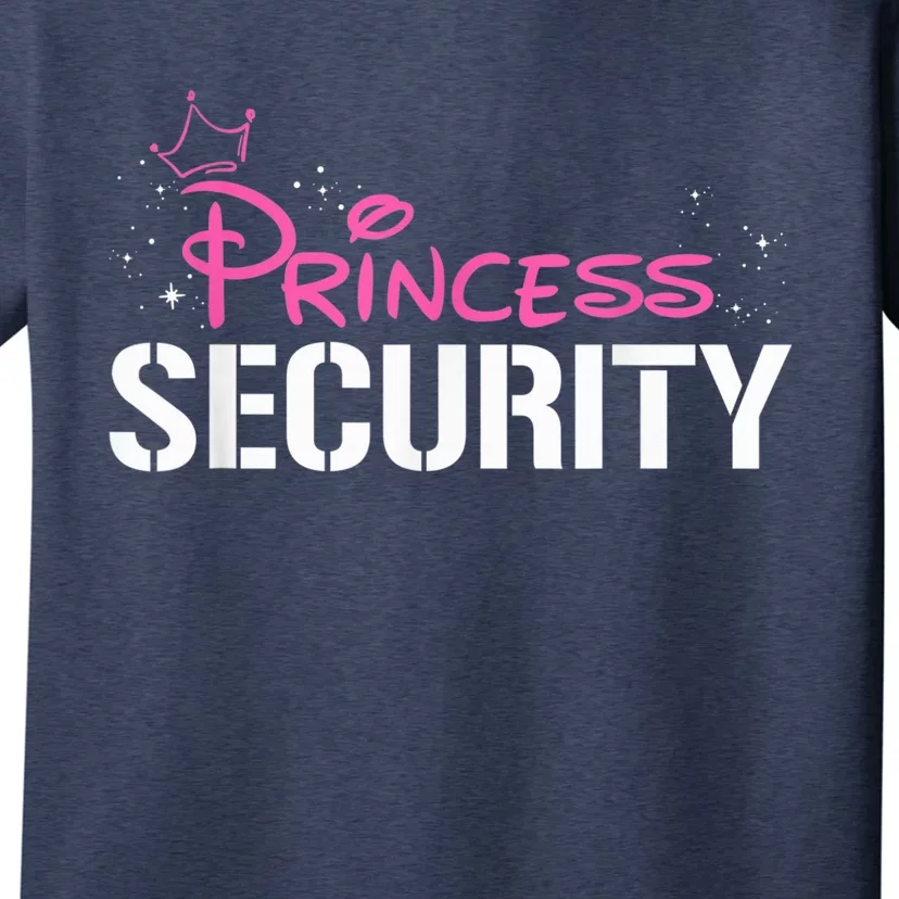 Halloween Dad Mom Daughter Adult Costume, Princess Security T-Shirt