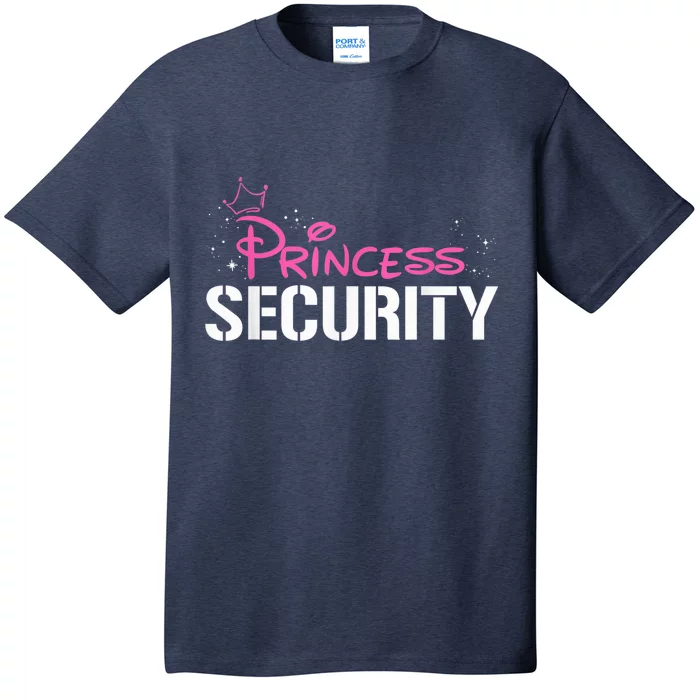 Halloween Dad Mom Daughter Adult Costume, Princess Security T-Shirt