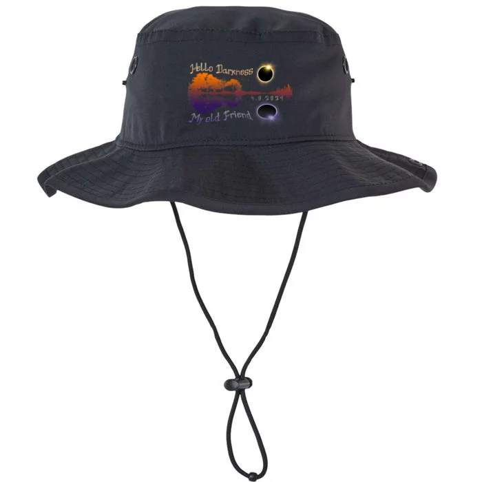 Hello Darkness My Old Friend Solar Eclipse Trending Design Legacy Cool Fit Booney Bucket Hat