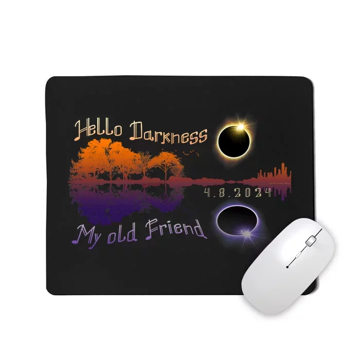 Hello Darkness My Old Friend Solar Eclipse Trending Design Mousepad