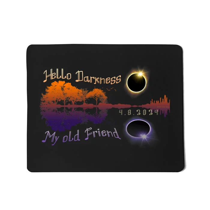 Hello Darkness My Old Friend Solar Eclipse Trending Design Mousepad