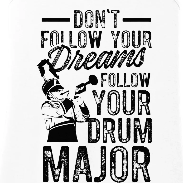 Hilarious Drum Major Saying Fun School Marching Band Art Ladies Essential Tank