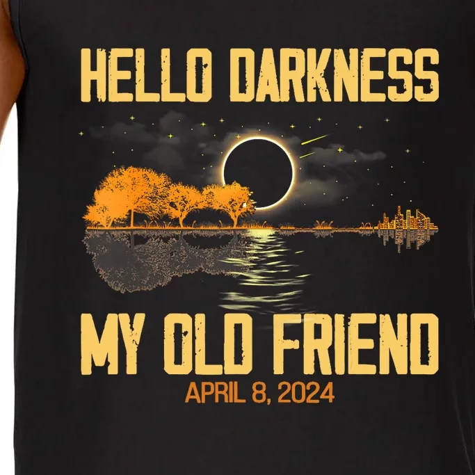 Hello Darkness My Old Friend Solar Eclipse April 08 2024 Totality Eclipse Comfort Colors® Tank Top