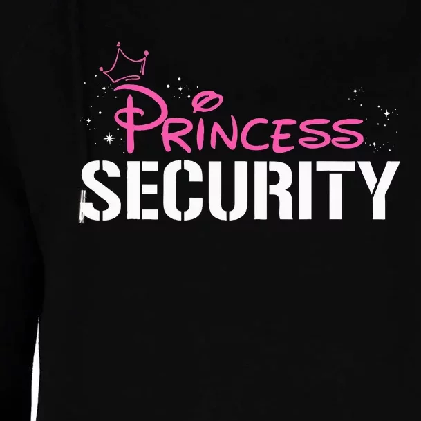 Halloween Dad Mom Daughter Adult Costume Princess Security Womens Funnel Neck Pullover Hood