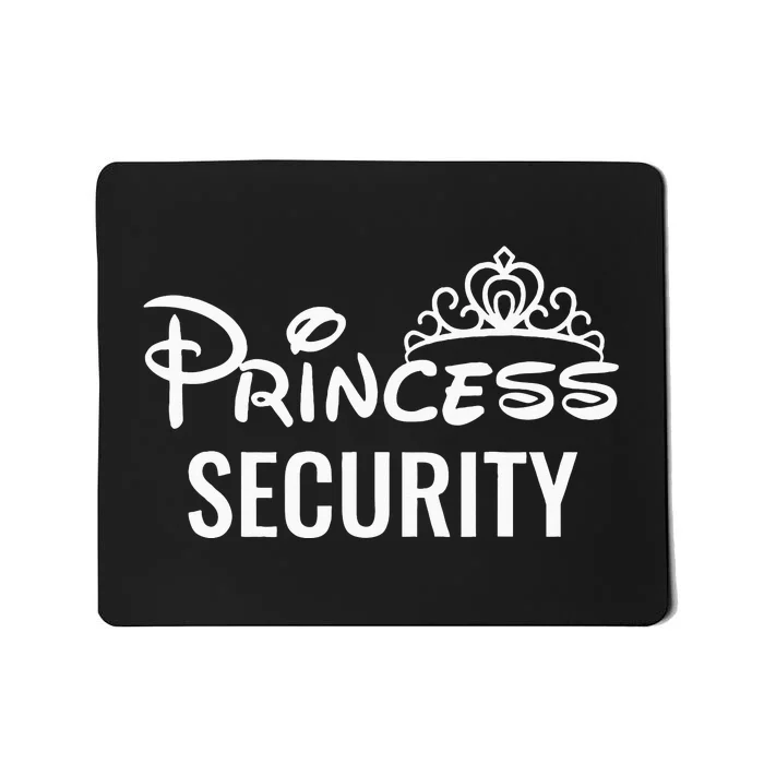 Halloween Dad Mom Daughter Adult Costume Princess Security Mousepad