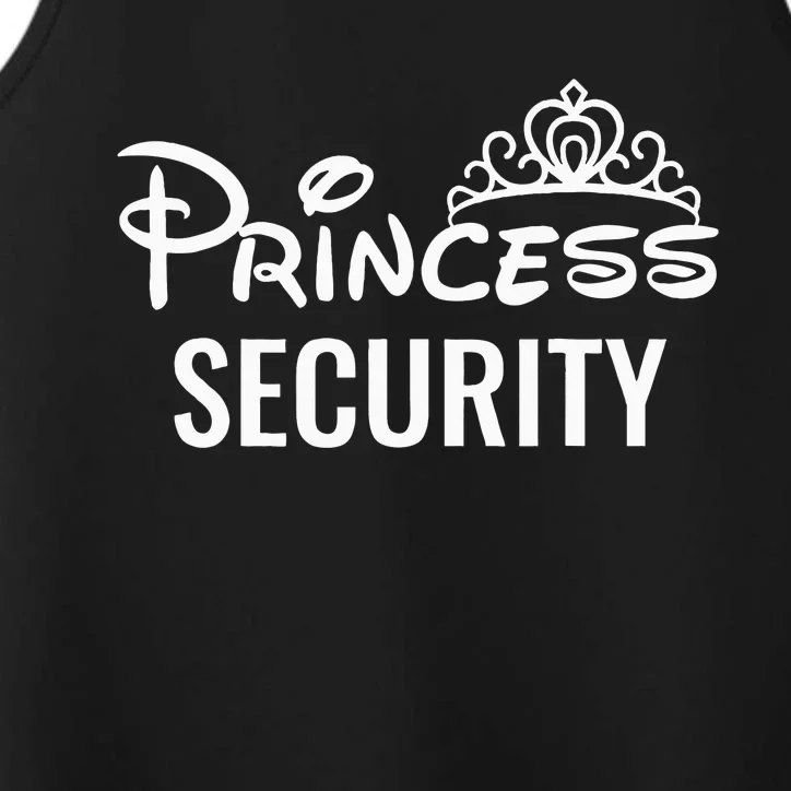 Halloween Dad Mom Daughter Adult Costume Princess Security Performance Tank