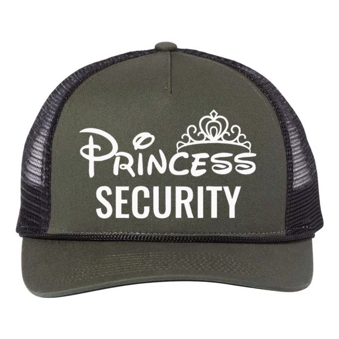 Halloween Dad Mom Daughter Adult Costume Princess Security Retro Rope Trucker Hat Cap