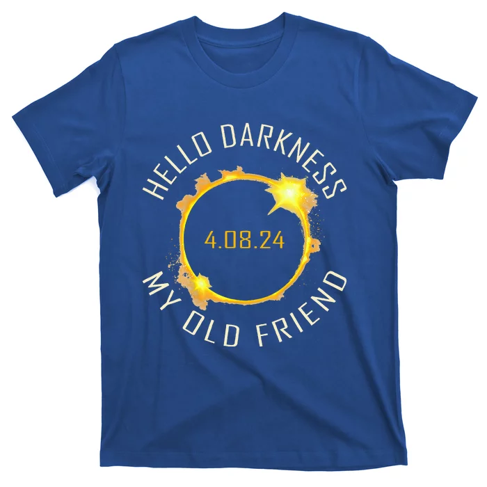 Hello Darkness My Old Friend Solar Eclipse April 08 2024 T-Shirt