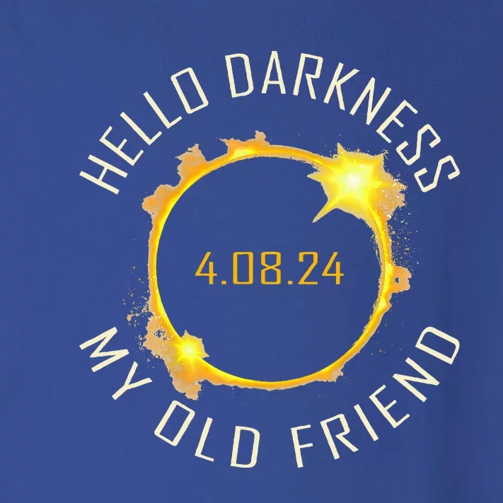 Hello Darkness My Old Friend Solar Eclipse April 08 2024 Toddler Long Sleeve Shirt