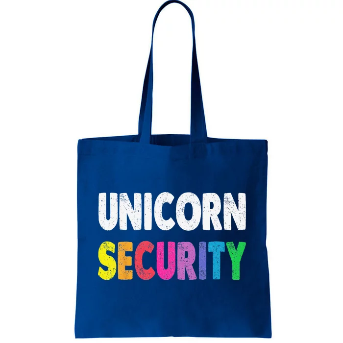 Halloween Dad Mom Daughter Costume Unicorn Security Tote Bag