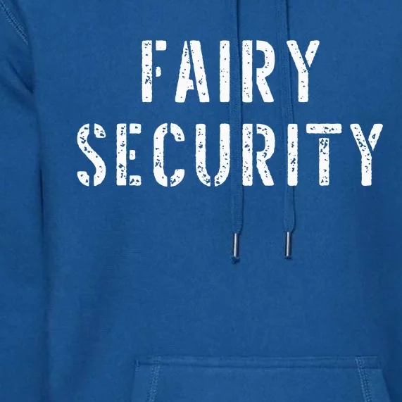 Halloween Dad Mom Daughter Costume Fairy Security Premium Hoodie