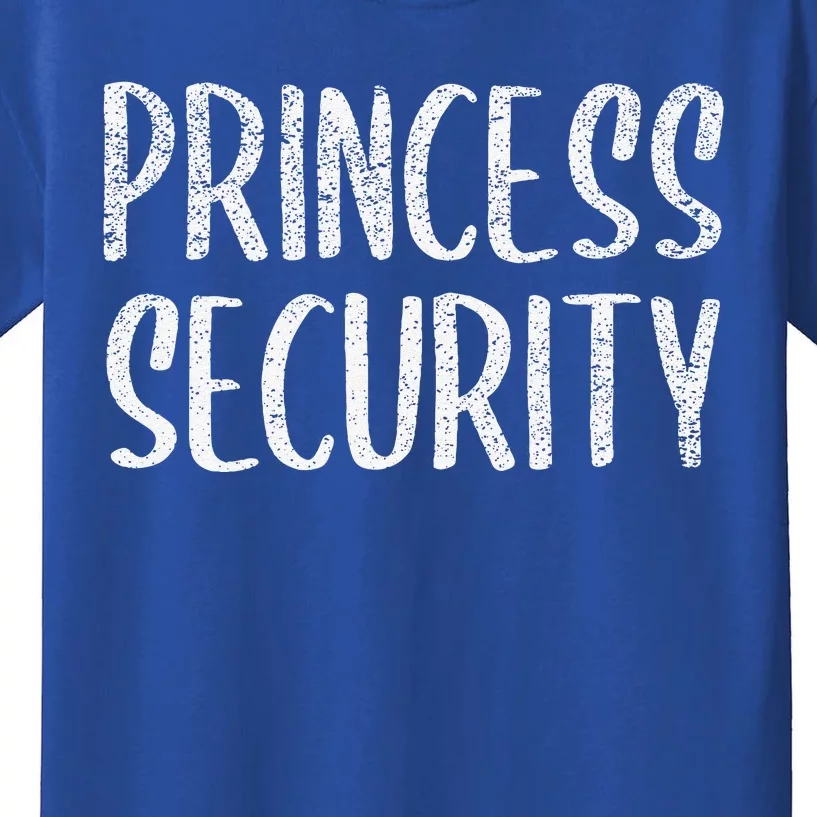 Halloween Dad Mom Daughter Costume Princess Security Gift Kids T-Shirt