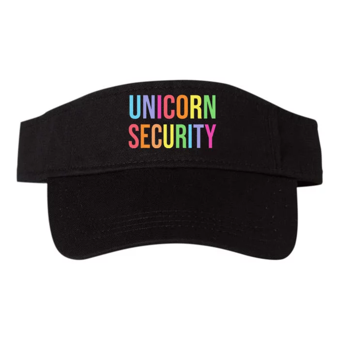 Halloween Dad Mom Daughter  Unicorn Security Valucap Bio-Washed Visor