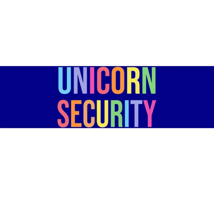 Halloween Dad Mom Daughter Adult Costume Unicorn Security Gift Bumper Sticker