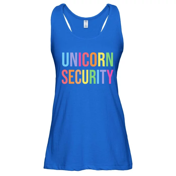 Halloween Dad Mom Daughter Adult Costume Unicorn Security Gift Ladies Essential Flowy Tank