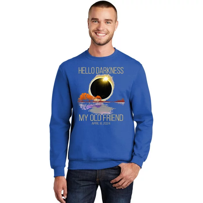 Hello Darkness My Old Friend Solar Eclipse April 08 2024 Sweatshirt