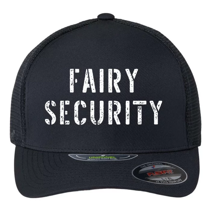 Halloween Dad Mom Daughter Adult Costume Fairy Security Flexfit Unipanel Trucker Cap