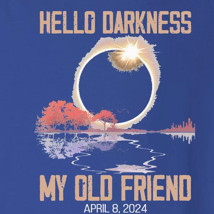 Hello Darkness My Old Friend Solar Eclipse April 08 2024 Toddler Long Sleeve Shirt