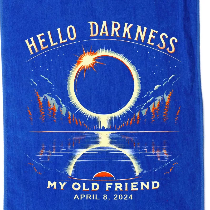 Hello Darkness My Old Friend April 08 2024 Platinum Collection Golf Towel