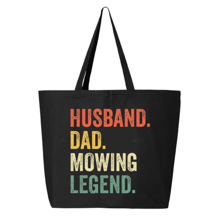 Husband Dad Mowing Legend Lawn Care Gardener Father Funny 25L Jumbo Tote