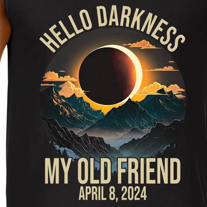 Hello Darkness My Old Friend Solar Eclipse April 08 2024 Comfort Colors® Tank Top